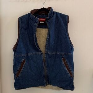 Vintage Wrangler Denim Vest - Large